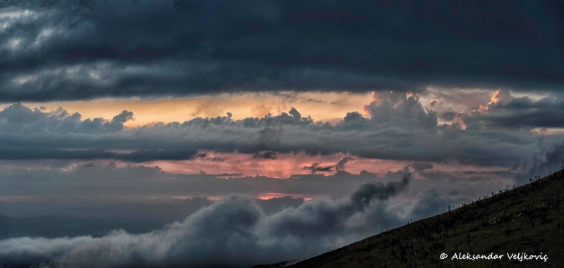 Dusk as seen from Midžor