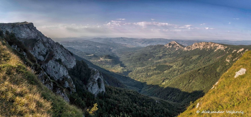 Divna Gorica seen from the hiking trail towards Trem