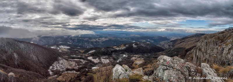 Panoramic view from Klik