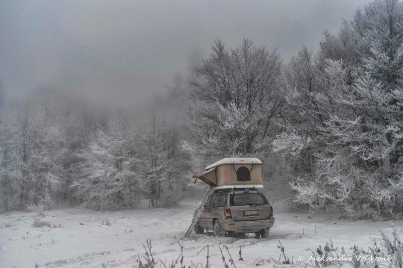 Winter camping on Malinik