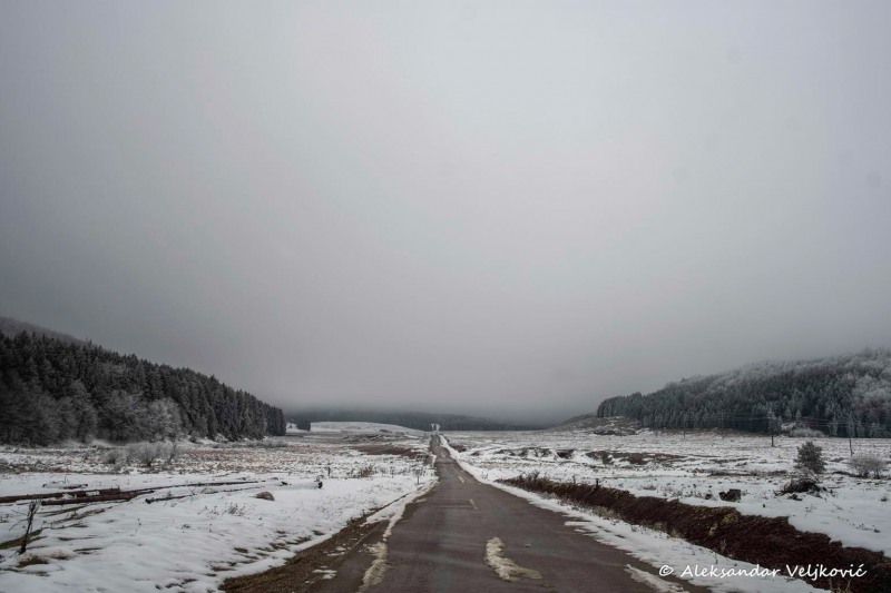 Velika Brezovica during the winter