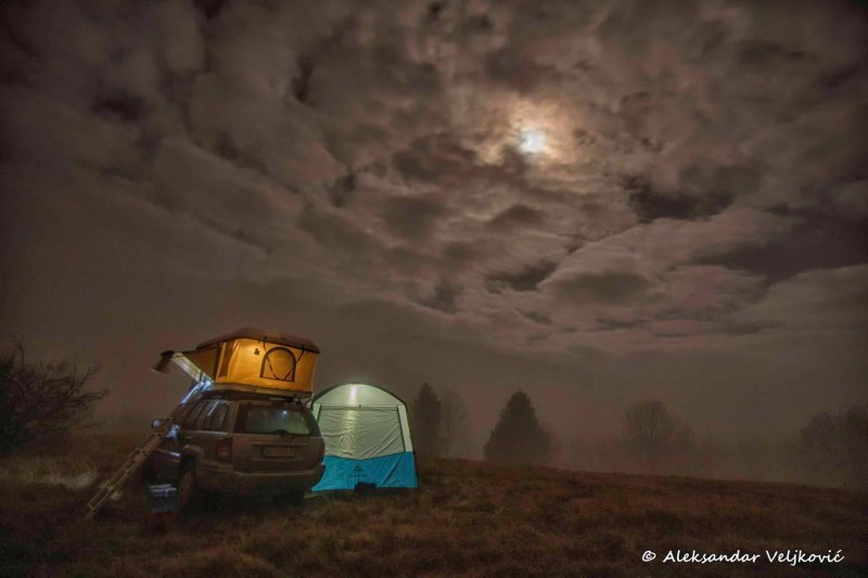 A December night on Suvobor
