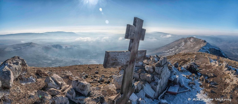 At the Rtanj peak (Šiljak)