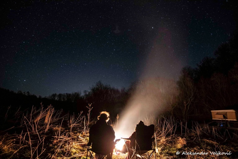 A cold April night in the Demižlok river valley