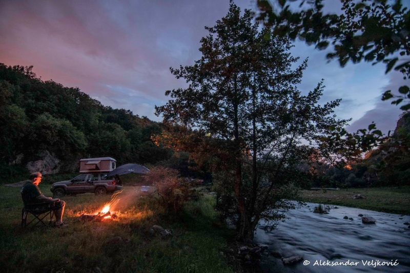 Camping by the Temštica river