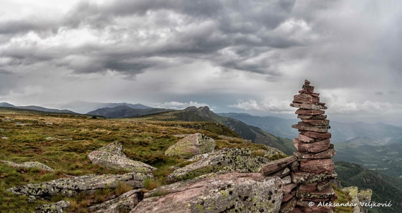 Viewing Tri Čuke from Kopren
