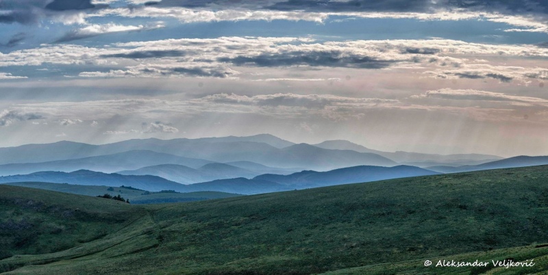Suva planina viewed from Stara planina