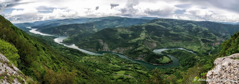 Zavoj lake as seen from Kozji kamen