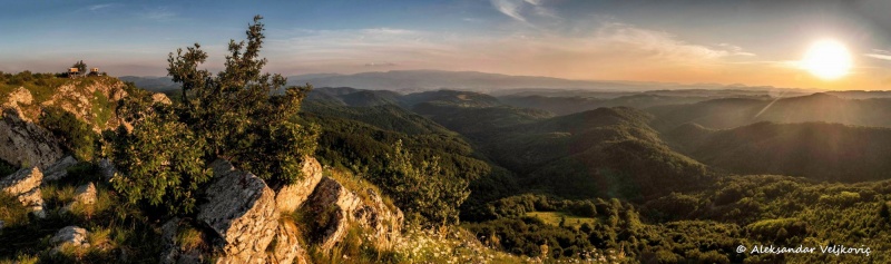 Panoramic view from Zdravča peak