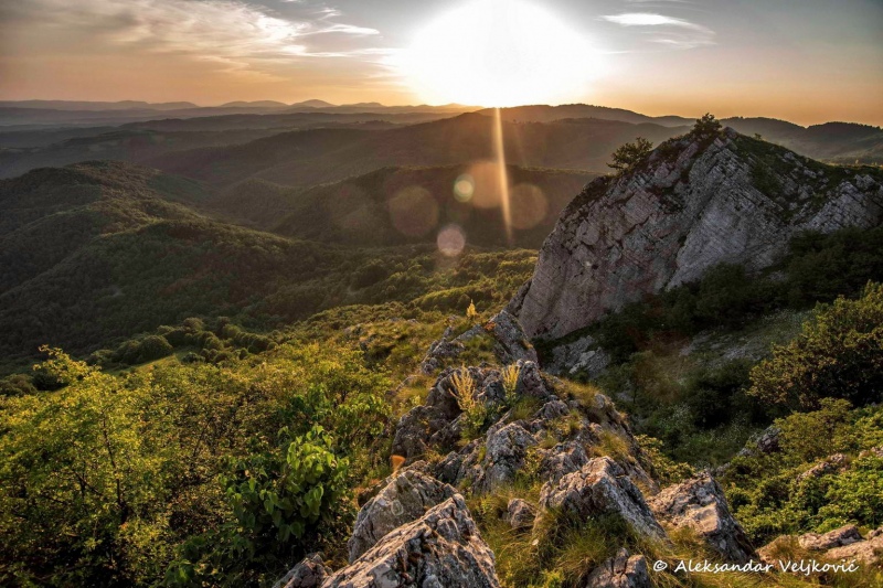 Zdravča before the sunset