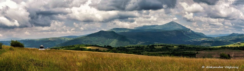 Passing Rtanj mountain on the way towards Slemen