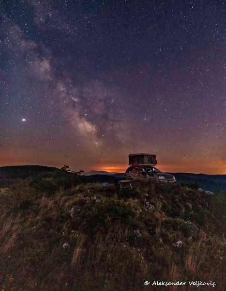 A summer night in the Kučaj mountains