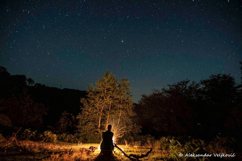 Camping on Povlen