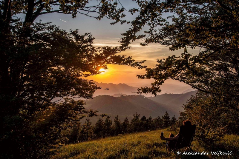 Sunset on Jablanik