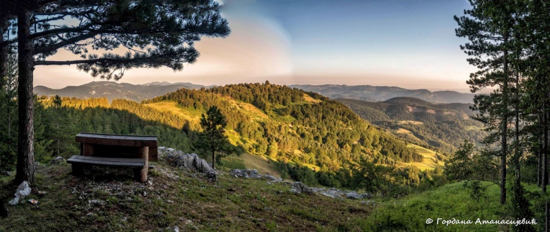 One of the scenic views on Bobija
