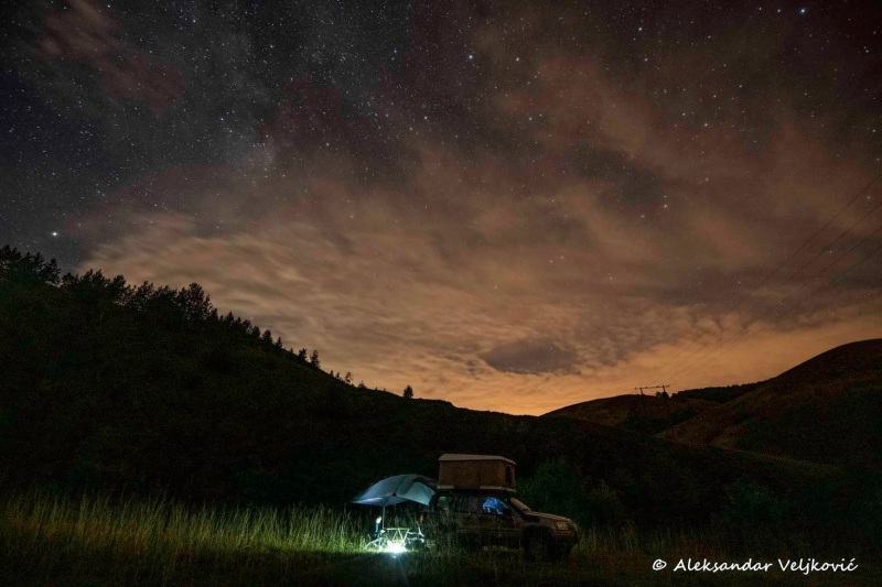 Camping in the Kamenica valley near Mršelji